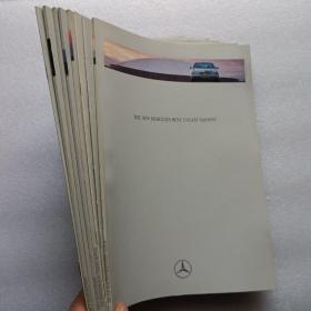 梅赛德斯-奔驰英文系列宣传册：8本合售   英文版 英文版  请看图  以图为准