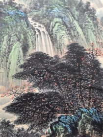 (回流字画) 纸本山水画心67.2X137.8