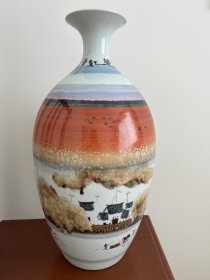 景德鎮高級工藝美術大師賴宗有作品《江邊秋色》北京自提