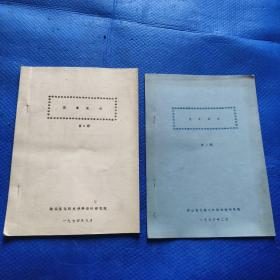 型焦通讯 第1、2期，2册【207】