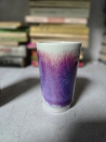 80年代钧瓷啤酒杯