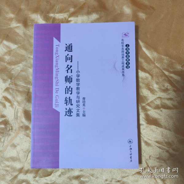 通向名师的轨迹：小学数学教学与研究文集