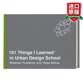 101 Things I Learned® in Urban Design School