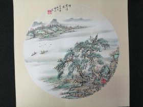 朱继青精品仿古山水卡纸作品
云南著名山水画家