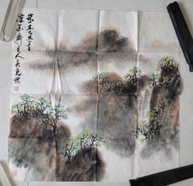 刘贤光作品（中国书法家协会会员，中国国画家协会会员，振鸣书画院黄河书画院书画师）保真