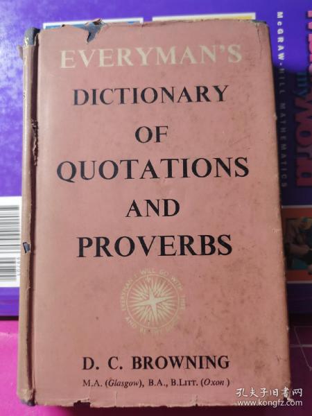 everyman's dictionary of quotations and proverbs  英文版