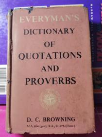 everyman's dictionary of quotations and proverbs  英文版