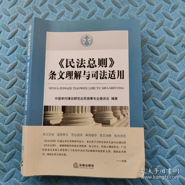 《民法总则》条文理解与司法适用