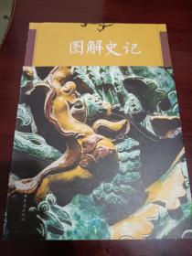 裸脊装《图解史记》彩色插图，带注释，带译文，全新品相