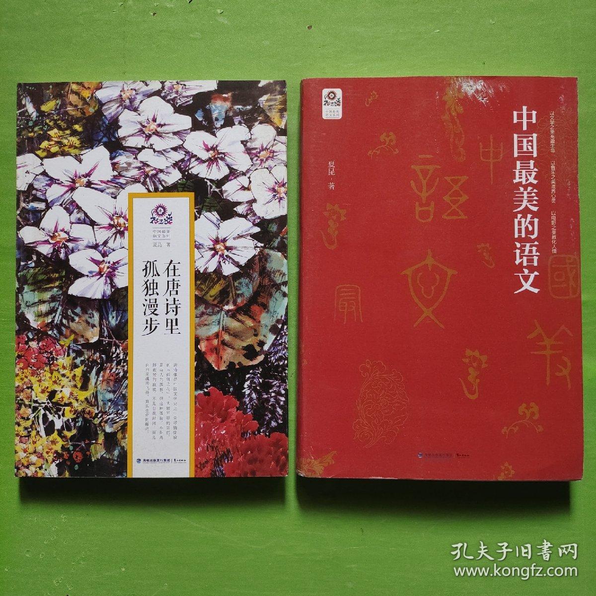 中国最美的语文、孤独漫步在唐诗里（2本合售）