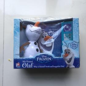 Disney FROZEN MY FRIEND OLAF PLAY-A-SOUND BOOK AND HUGGABLE OLAF  书和玩偶