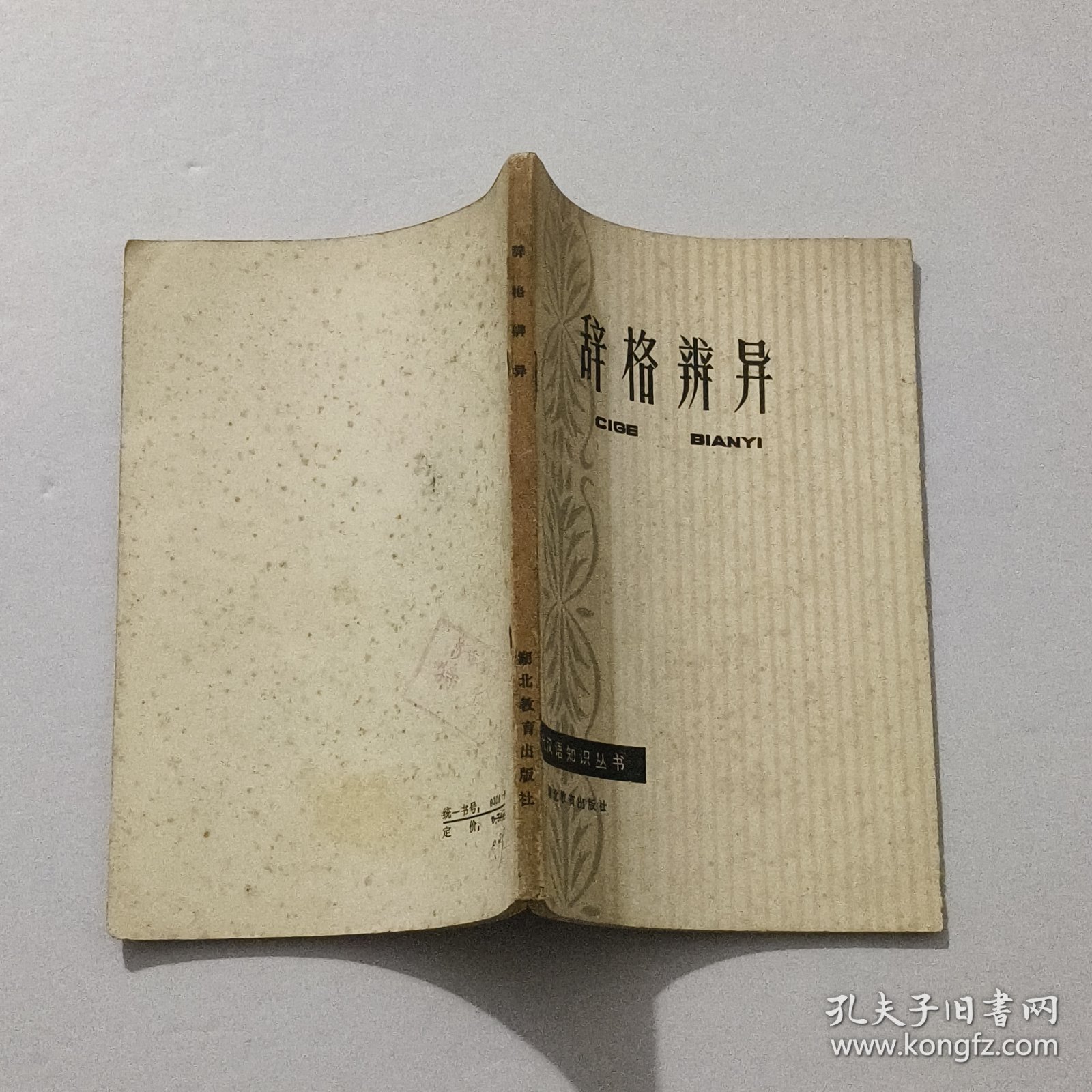 现代汉语知识丛书 辞格辨异