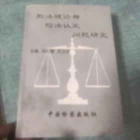刑法理论与司法认定问题研究