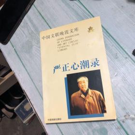 中国文联晚霞文库：严正心潮录，作者签名本保真