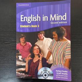 English in Mind Second edition Students Book 3 附光盘