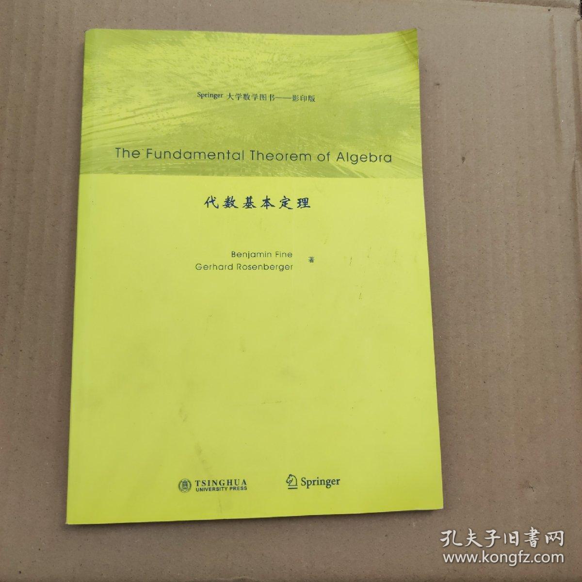 Springer大学数学图书：代数基本定理（影印版）