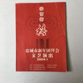 盐城市新年团拜会节目单