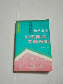 初中数学知识要点专题解析