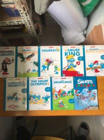 7 THE SMURFS 蓝精灵系列9本合售【书名以图为准 英文原版书 平装16开 品好看图】