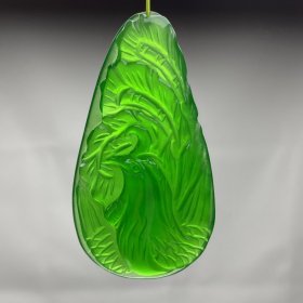 龙石种翡翠挂件，重47克