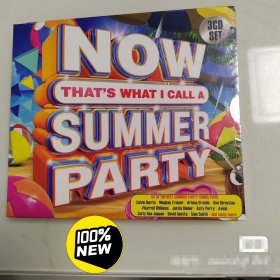 全新未拆塑封原版唱片三碟片now that's what I call a Summer party可复制产品 ，拆封不退。