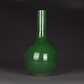 绿釉胆瓶花瓶