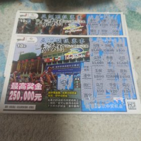 中国体育彩票顶呱刮10元面值2张合售 亚洲顶级赛事环青海湖国际公路自行车赛 主题 1090031(10-4)/(10-5)