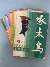 啄木鸟 1989年 文学双月刊 全年1-6期（存1、2、3、4、5）总第31-35期 共5本合售 杂志