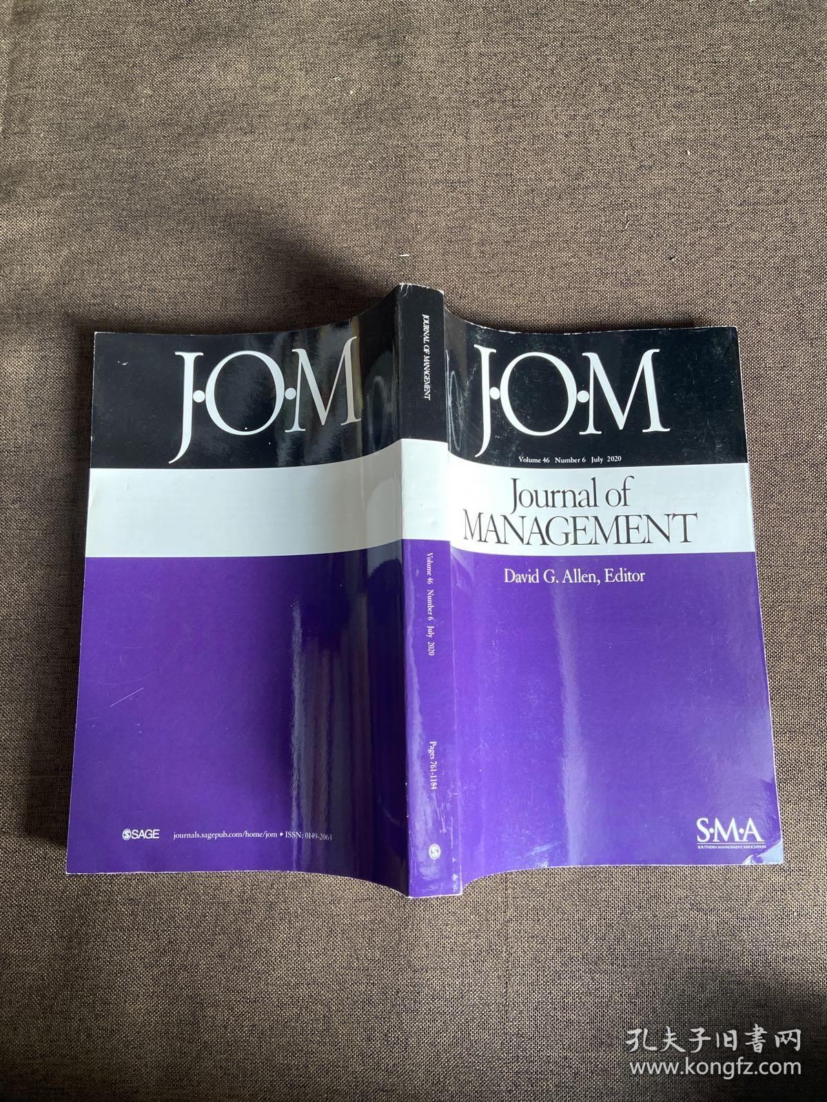 Journal of MANAGEMENT 2020