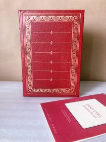富兰克林 1980年  红皮版本 夏洛蒂·勃朗特《简·爱》Jane Eyre by Charlotte Bronte Franklin Library Best-Loved 系列 真皮精装限量版