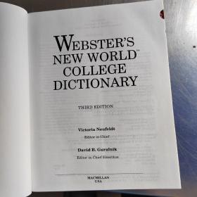 Webster’s New World ColⅠege  DiCtiOnary（实物拍摄）