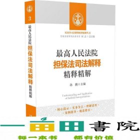 最高人民法院担保法司法解释精释精解