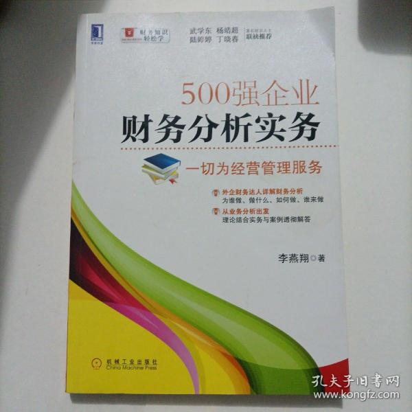 500强企业财务分析实务：一切为经营管理服务