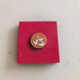 北京工业大学45周年校庆纪念校徽徽章