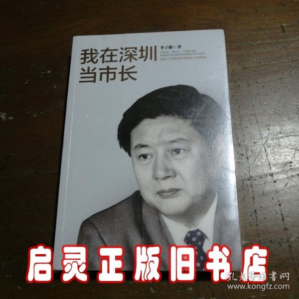 我在深圳当市长李子彬著中信出版社