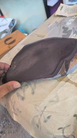 有冻岩端砚(冻很大,有金钱活眼。看着像恐龙的头,又像条鱼。反面亦像鱼)