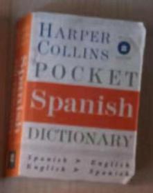 西班牙语原版 HarperCollins Pocket Spanish Dictionary by HarperCollins Publishers