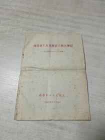 南昌市工人文化宫工作大事记（1954-1994）