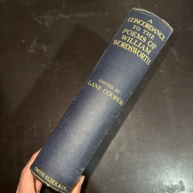 A concordance to the poems of william wordsworth（1911年）威廉·华兹华斯的诗歌