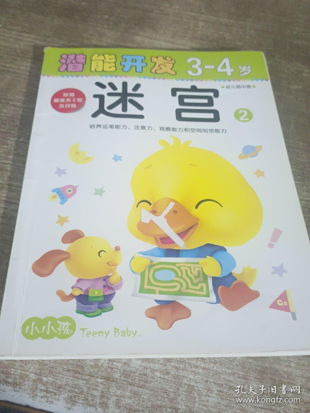 小小孩潜能开发丛书：迷宫2（3-4岁）（幼儿园中班）