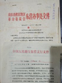 1977--1984年胜利油田会战指挥部文件，共计300多分（不同名头看图片）