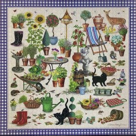 英国House of. puzzle“花园生活”正方形1000片