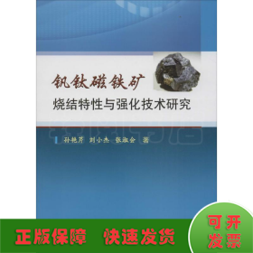 钒钛磁铁矿烧结特性与强化技术研究