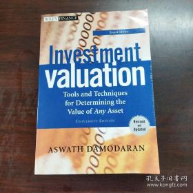 Investment Valuation：Tools and Techniques for Determining the Value of Any Asset, Second Edition, University Edition