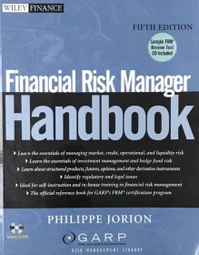 英文原版第五版 Financial Risk Manager Handbook