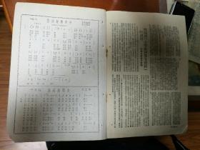 苏北教育第二卷第二期，1952年，附1953年淮安师范附小作息表