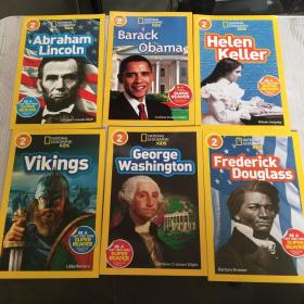 National Geographic Readers: George Washington 英文原版（六本合售）2