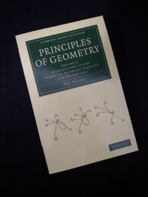 【BOOK LOVERS专享274元】Principles of Geometry: Volume 6 几何原理 第六卷 剑桥大学版 英文英语原版 非轻型纸 高阶学术版本