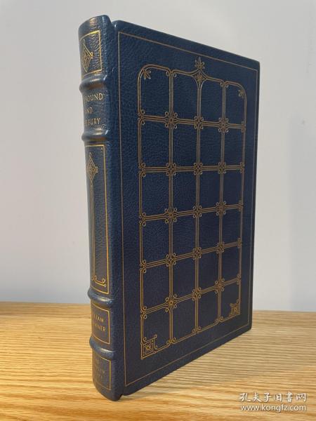 the sound and the fury《 喧哗与骚动》william faulkner 福克纳 文学经典  franklin library 1976年出版 真皮精装 限量收藏版 世界100伟大名著系列丛书之一