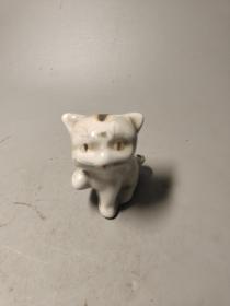 80年代左右，山东陶瓷，可爱小猫咪3
